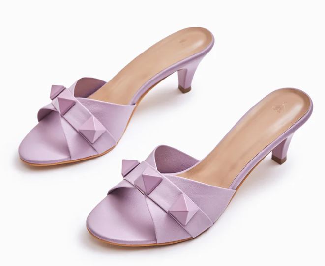 Lilac Studded Stilettos