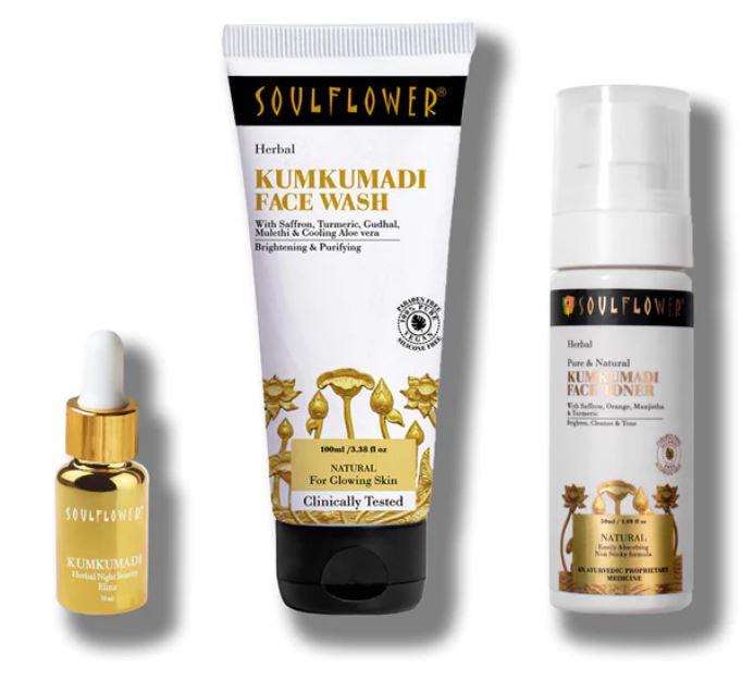 Soulflower Kumkumadi Skin Glow Regime