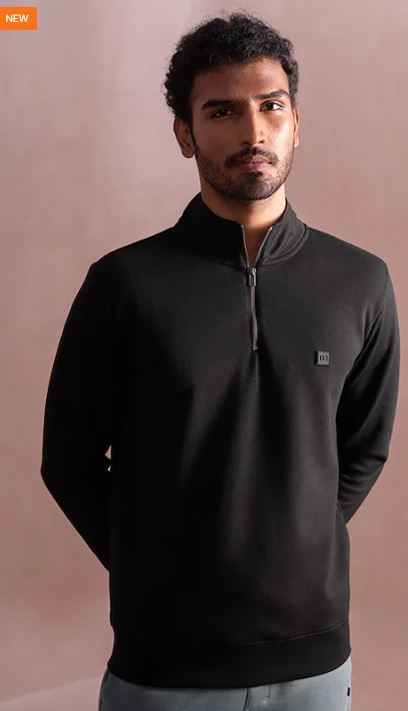 Statement Elemental Half Zip Sweatshirt