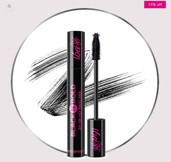Iba Black N Bold 24 HR HD Mascara