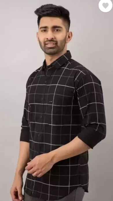 Dark Bright Men Slim Fit Casual Shirt