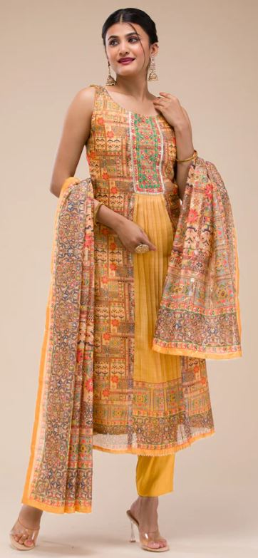Chanderi Readymade Salwar Suit