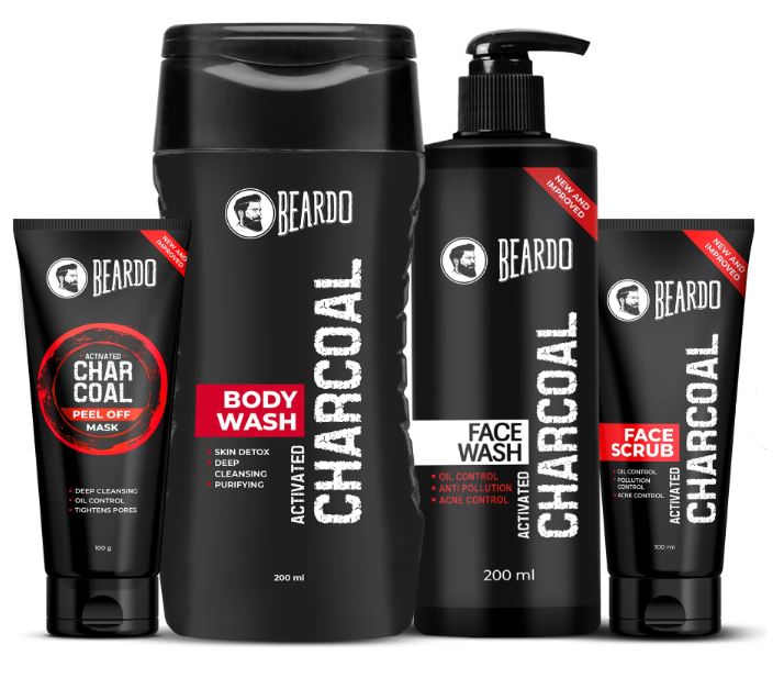 Beardo The Dirty Charcoal Combo