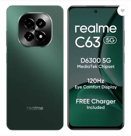 realme C63 5G Charger in the Box
