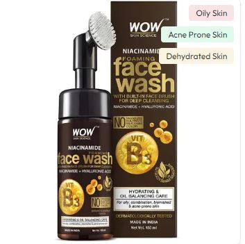 Niacinamide Face Wash with Brush