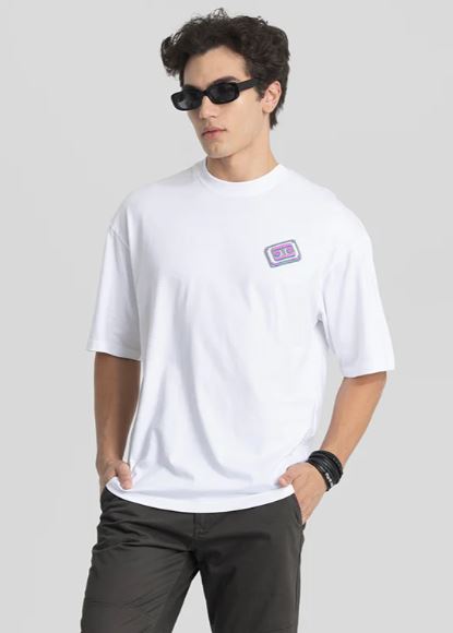 Big Dreams White Oversized T-Shirt