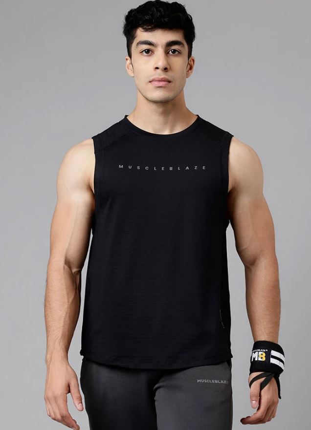 Delt Tank Midnight Black Small