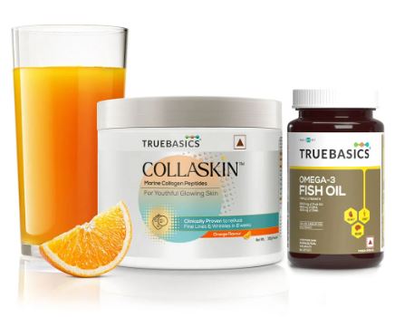 CollaSkin Marine Collagen Peptides Orange & Fish Oil
