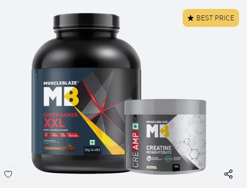 MuscleBlaze Super Gainer & Creatine Combo