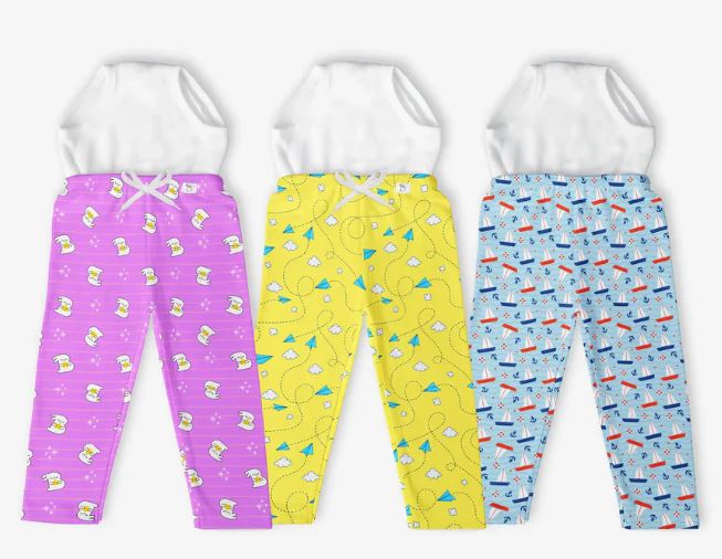 Diaper Pajamas with drawstring