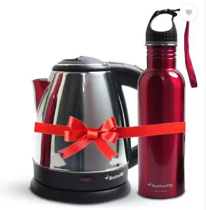 Butterfly Rapid Kettle + Water Bottle Combo