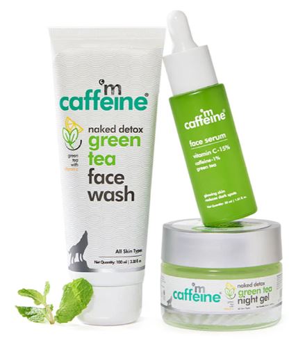 Green Tea Face Glow Night Routine