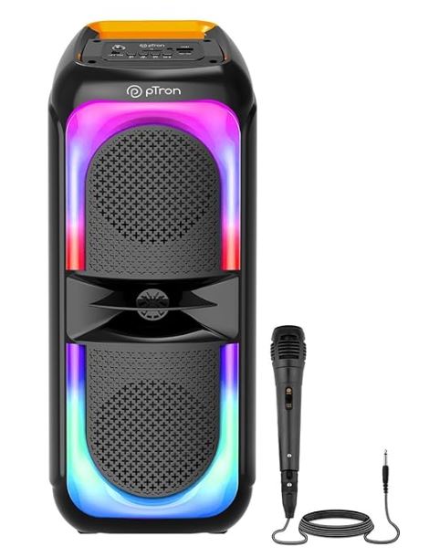 pTron Fusion Beats Karaoke Bluetooth Speaker