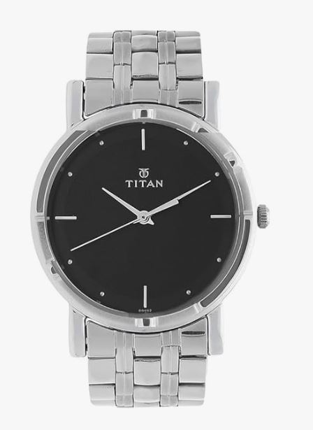 Titan Karishma Analog Black Dial Men's Watch