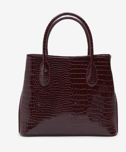 Westside Maroon Textured Shoulder Bag
