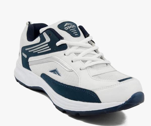 ASIAN Future-01 White Blue Running Shoes