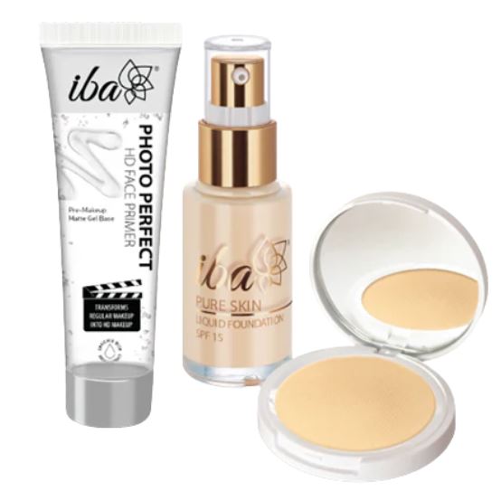 Primer + Foundation + Compact Combo