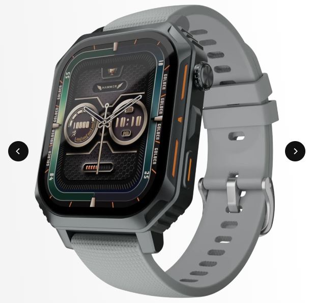Conquer 2.02" Amoled Display Bluetooth Calling Smartwatch