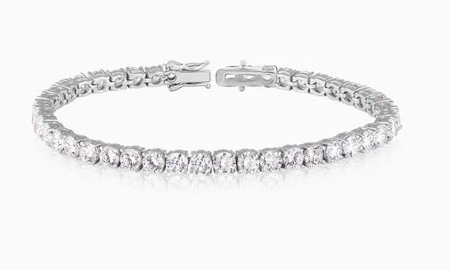 Silver Sparkly Elegant Bracelet