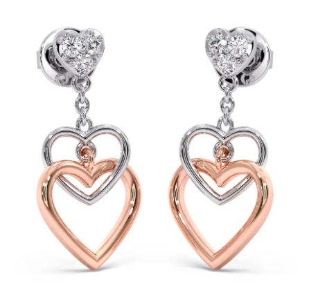 Fall in Love V.Day Diamond Earrings