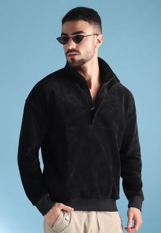 Black Oversized Sweatshirt