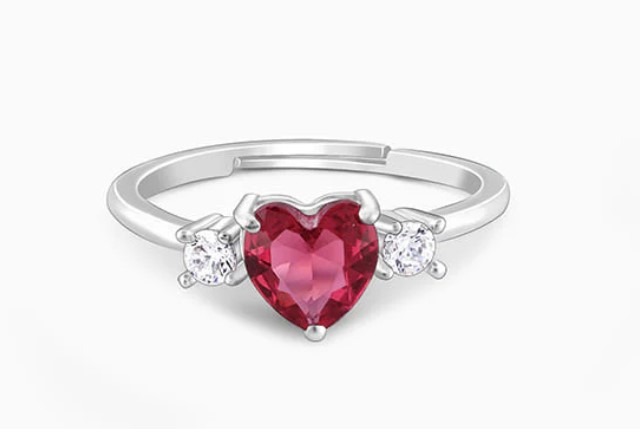 Silver Stay With Me Ring