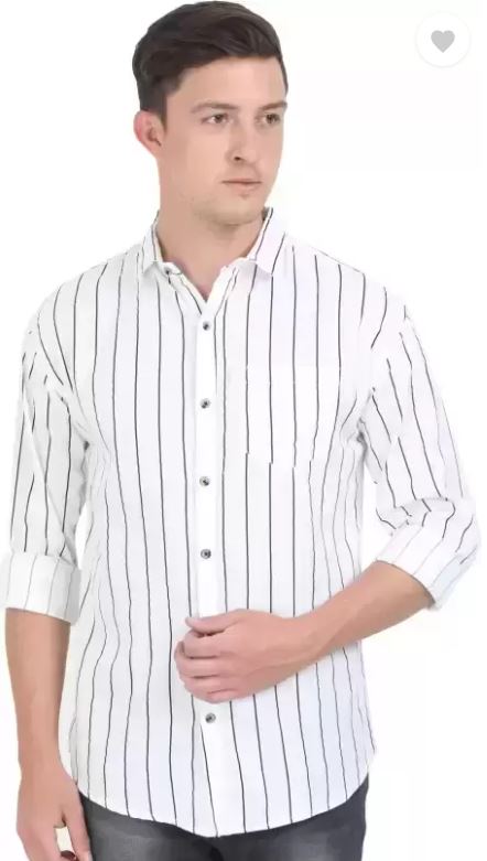Men Slim Fit Collar Casual Shirt