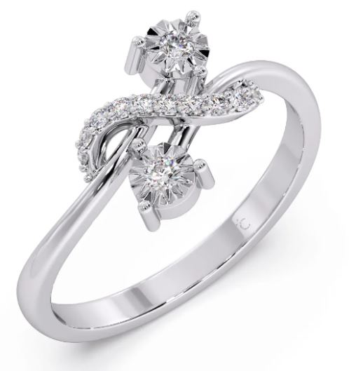 Luxury Miracle Plate Diamond Ring