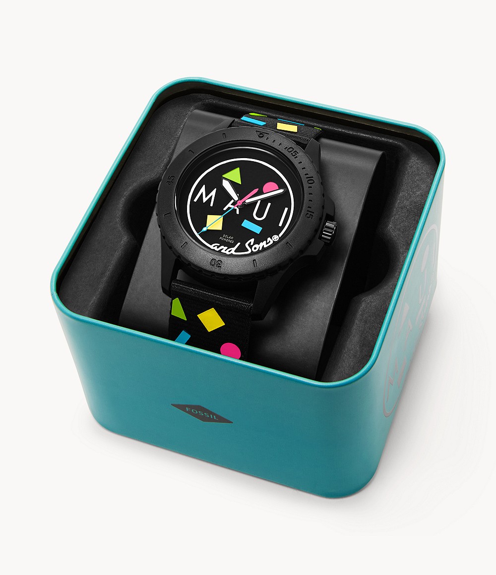 Maui and Sons x Fossil Limited Edition FB-01 Solar-Powered Watch