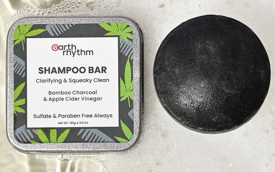 Bamboo Charcoal Shampoo Bar