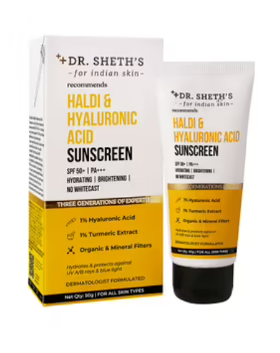 Dr. Sheth's Haldi & Hyaluronic Acid Sunscreen