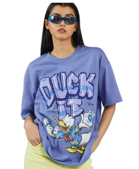 Disney Mickey & Friends Lilac Oversized T-Shirts