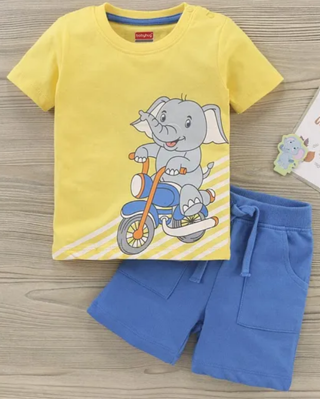 Babyhug Half Sleeves Cotton T Shirt