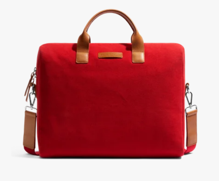 Crimson Red City Compact Fleet Messenger Bag