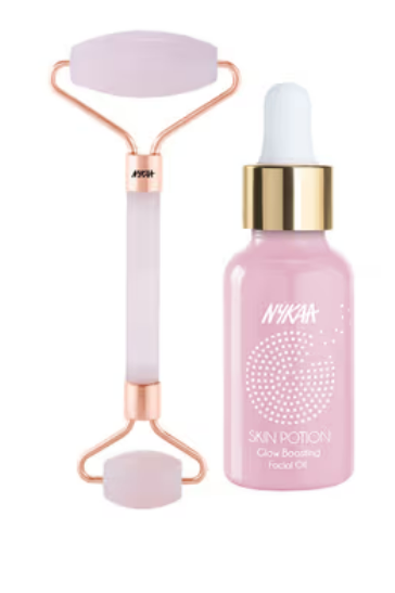 Naturals Rose Quartz Face Massage Roller