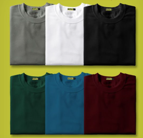 Pick Any 4 - Plain T-shirt Combo