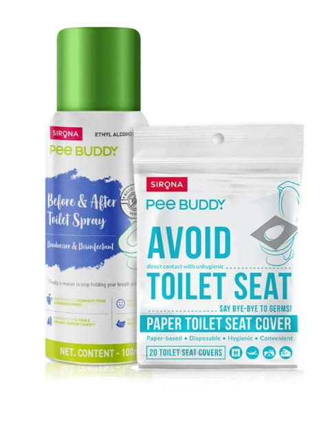 Peebuddy Toilet Seat Cover & Spray Combo