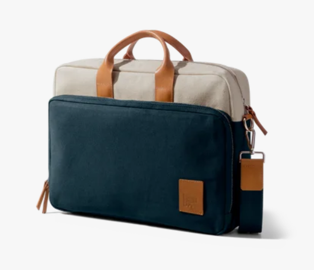 Ivory - Navy Commute Messenger Medium