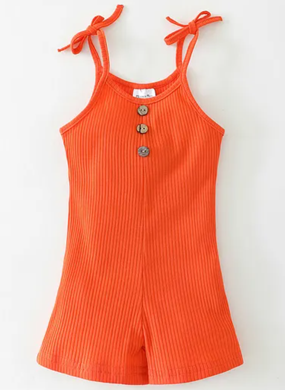 Kookie Kids Sleeveless Jumpsuit Solid Colour