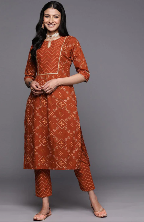 Cotton Straight Kurta Set