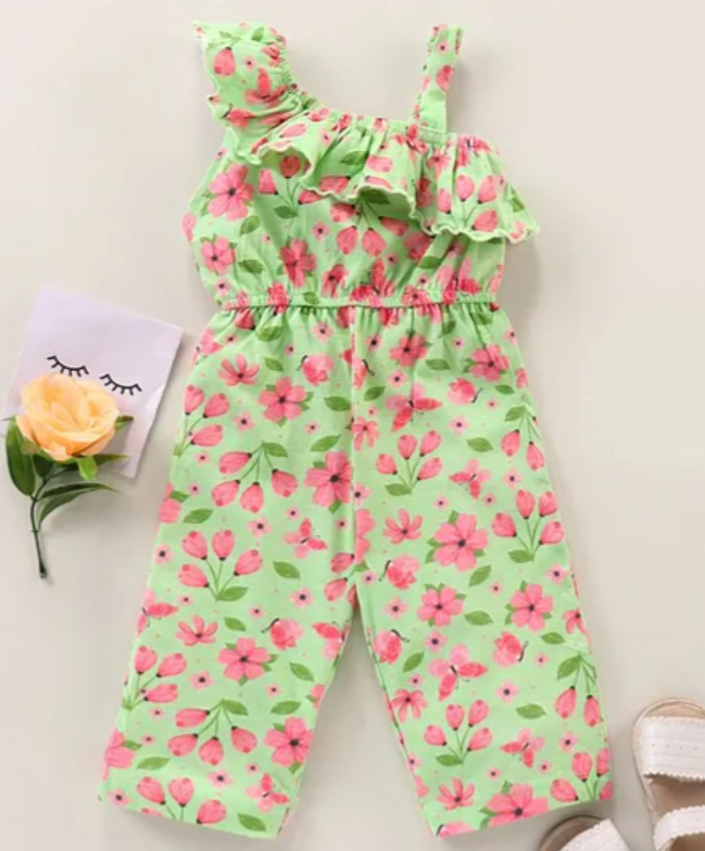 Sleeveless Jumpsuit Floral Print