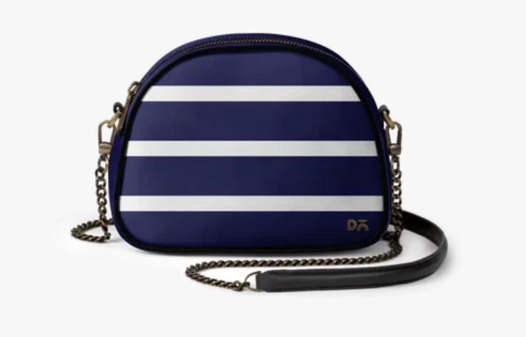 Navy & White - Arch Crossbody Bag
