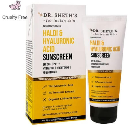 Haldi & Hyaluronic Acid Hybrid Sunscreen