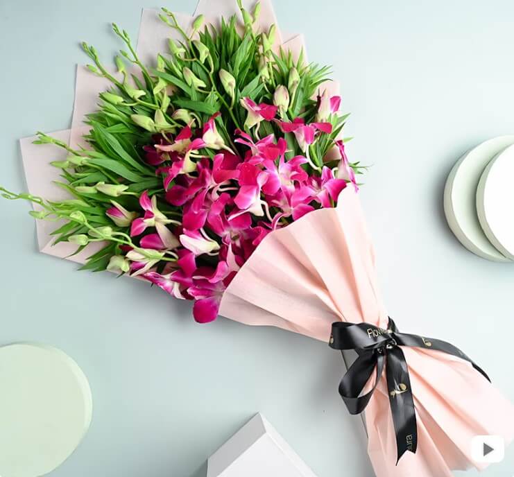 Bellina Purple Orchid Bouquet