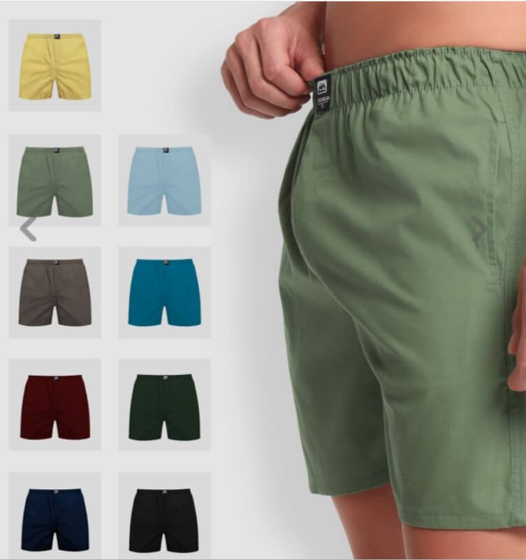 Plain Mens Boxers Combo