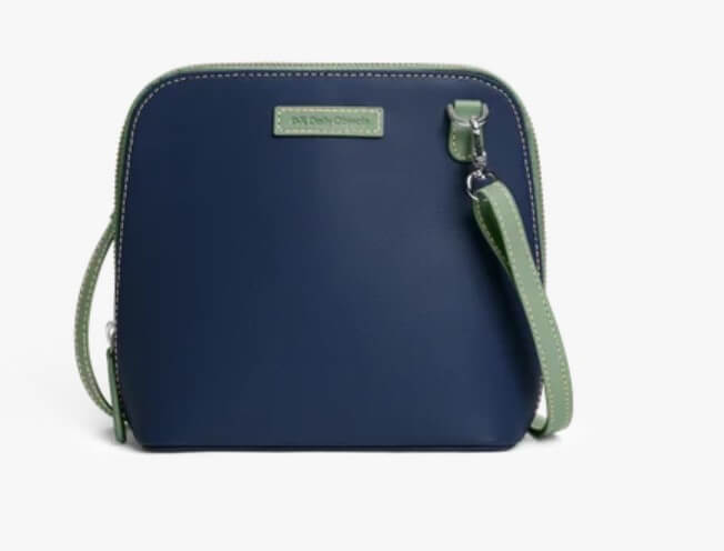 Space Blue Trapeze Crossbody Bag