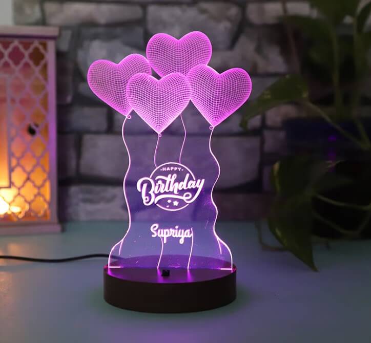 Radiant Birthday Lamp