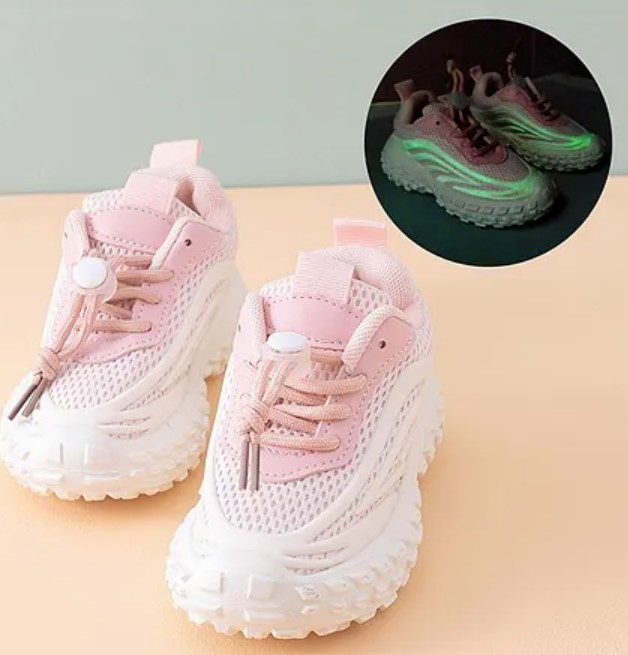 Lace Up Closure Colour Blocked Sports Shoes