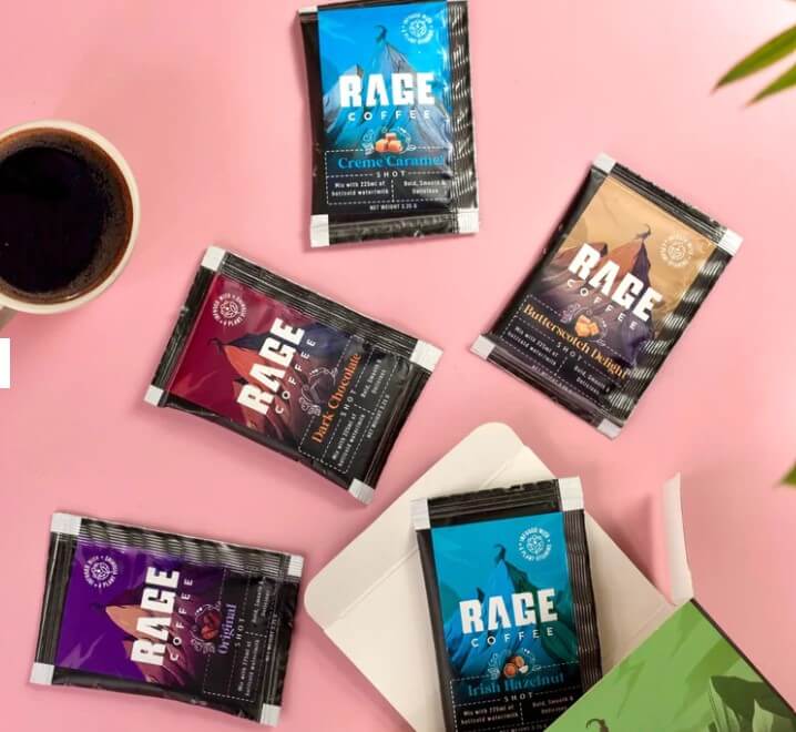 Instant Coffee Sachet Shots