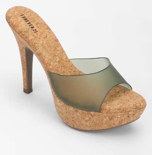 Forever 21 Women Olive Heels